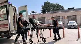 Bursa'da İşçi Spiralle Bacağını Kesti