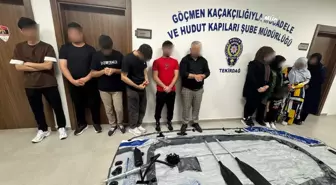 Tekirdağ'da Kaçak Göçmen Operasyonu: 15 Göçmen ve 2 Organizatör Yakalandı