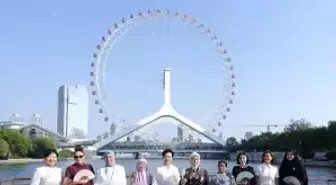025 Shanghai İşbirliği Örgütü Zirvesi'ne Katılan Yabancı Liderlerin Eşleri Tianjin'i Gezdi