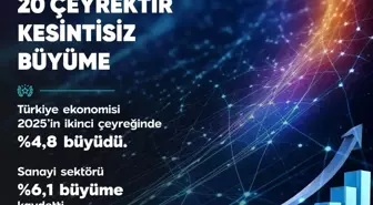 Türkiye Ekonomisi 20 Çeyrek Üst Üste Büyüdü