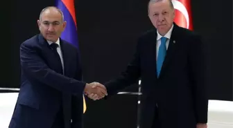 Cumhurbaşkanı Erdoğan, Ermenistan Başbakanı Paşinyan'ı kabul etti