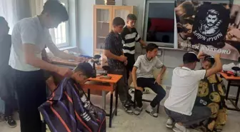 Kayseri'de Öğrencilere Ücretsiz Tıraş Hizmeti