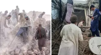 Deprem, Afganistan'ı yıktı geçti! Görüntüler korkunç