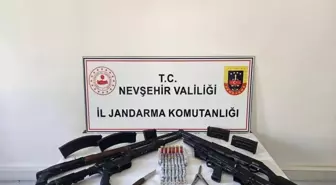 Nevşehir'de Ruhsatsız Silah ve Mühimmat Ele Geçirildi