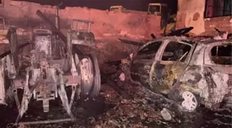 Amasya'da Garaj Yangını: 3 Koyun Öldü, Araçlar Kullanılamaz Hale Geldi