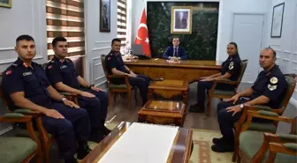 Salihli Kaymakamı Güldoğan, Jandarma Subay Adaylarını Ağırladı