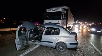 Kırıkkale'de TIR ile otomobil çarpıştı: 6 yaralı