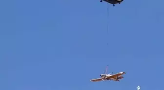 Yangına Müdahale Eden Uçak Kazaya Uğradı