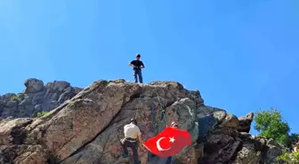 Zafer Bayramı'nda Karakayalar'a tırmandılar