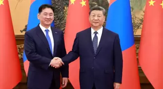 Xi Jinping ve Moğolistan Cumhurbaşkanı Khurelsukh Görüşmesi