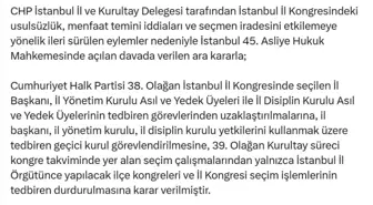 Adalet Bakanı Tunç'tan CHP İstanbul İl Kongresi ile İlgili Açıklama