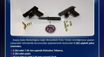Bingöl'de 2 Ruhsatsız Tabanca Ele Geçirildi
