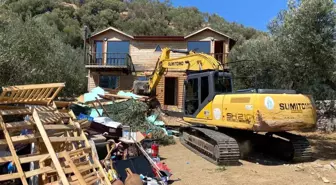 Çanakkale'de 22 Kaçak Yapı Yıkıldı