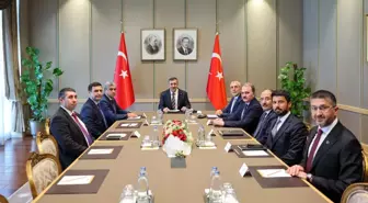 Cevdet Yılmaz ile Anar Aliyev'in İşbirliği Toplantısı