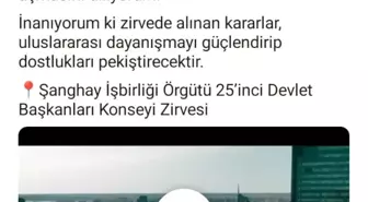 Emine Erdoğan'dan Çin'de katıldıkları programlara ilişkin video paylaşımı Açıklaması