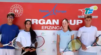 Erzincan'da Ergan Cup 2025 Tenis Turnuvası Başladı