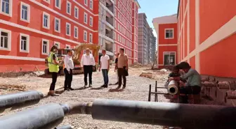 Bilecik'te KYK Yurt İnşaatında Son Durum İncelendi
