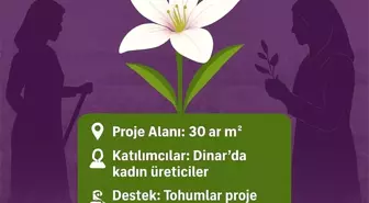 Dinar'da Kadın Çiftçilere Salep Yetiştiriciliği Projesi Duyurusu