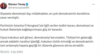Mansur Yavaş: CHP İl Kongresi'nin İptali Demokrasiyi Zedeler