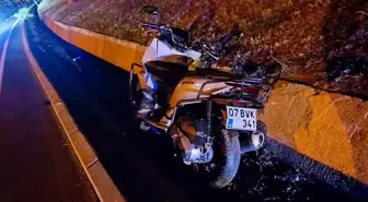 Antalya'da Motosiklet Kazası: 1 Yaralı