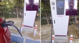 Şarj istasyonunda şahit olduğu manzara vatandaşı çıldırttı