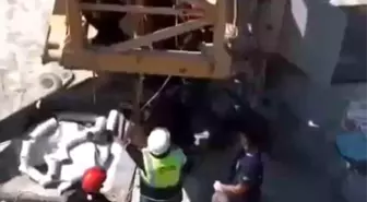 Kahramanmaraş'ta Bayılan Vinç Operatörü İtfaiye Tarafından Kurtarıldı