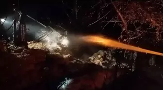 Tokat'ta Yangın: Samanlık ve Garaj Kullanılamaz Hale Geldi