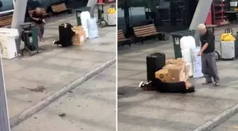 Babanın kızını tüfekle vurduğu an!