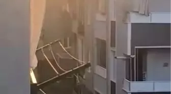 Bursa'da Yangından Kurtulan Babaanne ve Torunu Vatandaşlar Tarafından Kurtarıldı