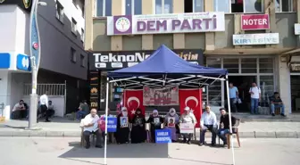Çocukları Kaçırılan Aileler, Muş'ta Eylemlerine Devam Ediyor