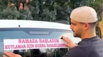 İnegöl'de Gençten Sosyal Deney: 'Namaza Başladım, Korna Basın!'