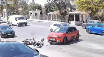 Üsküdar-Beylerbeyi'nde Trafik Kazaları Kamerada