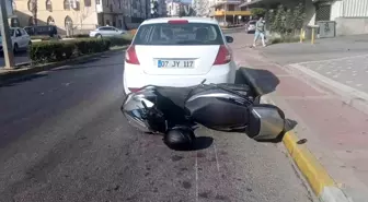 Manavgat'ta Motosiklet Kazası: Sürücü Yaralandı