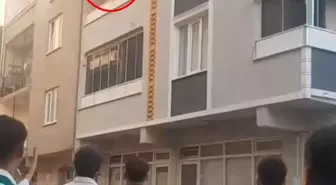 Bursa'da Yangında Hayat Kurtaran Refleks