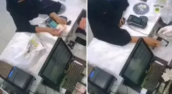 Yaptığı rezilliği kimse görmüyor sandı ama kamera kayıttaydı
