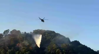 Düzce'de Orman Yangını Kısmen Kontrol Altına Alındı