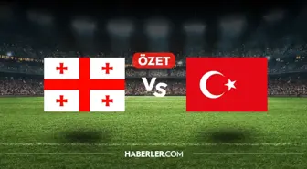 Gürcistan Türkiye maç özeti ve golleri! (VİDEO) Gürcistan Türkiye geniş özeti! Golleri kim attı, maç kaç kaç bitti?
