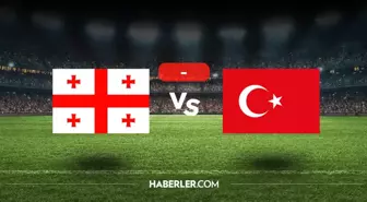 Gürcistan Türkiye maçı kaç kaç, bitti mi? MAÇ SONUCU! Gürcistan Türkiye golleri kim attı, canlı maç anlatımı!
