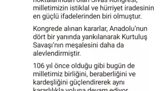 İletişim Başkanı Duran: '106 yıl önce olduğu gibi bugün de milletimiz birliğini, beraberliğini ve kardeşliğini güçlendirerek aynı kararlılıkla yoluna...
