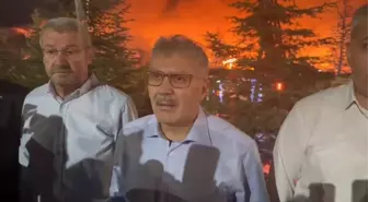 Vali Çelik: Yangının Enerjisi Düşürüldü
