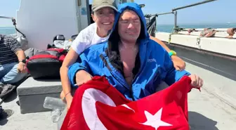Otizmli yüzücü Tuna Tunca, Cebelitarık Boğazı'nı geçmeye başladı