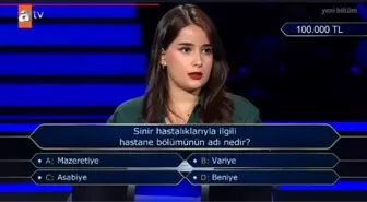 Sinir hastalıkları ile ilgili hastane bölümünün adı nedir?