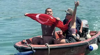 Tuna Tunca, Cebelitarık Boğazı'nı geçen ilk otizmli Türk sporcu olarak yeniden tarih yazdı
