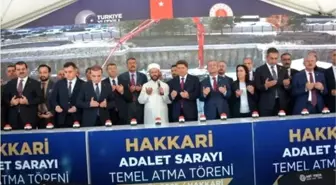 Hakkari'de Yeni Adalet Sarayının Temeli Atıldı
