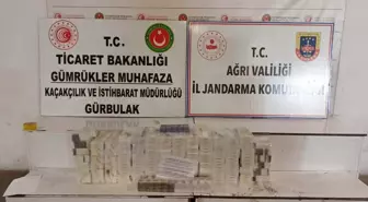 Ağrı'da Gürbulak Sınır Kapısı'nda 4 Bin 450 Paket Kaçak Sigara Ele Geçirildi