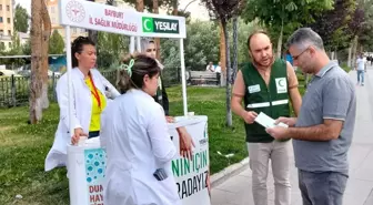 Yeşilay ve İl Sağlık Müdürlüğü'nden Tütün Zararlıları İçin Farkındalık Etkinliği