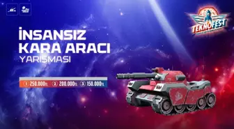 TEKNOFEST'te İnsansız Kara Aracı Yarışması Finali Başladı