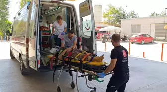 Bursa'da Traktör Altında Kalan Yaşlı Kadın Ağır Yaralandı