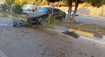 Gaziantep'te Otomobil Kazası: 1 Yaralı