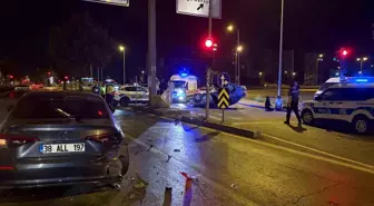 Kayseri'de Alkollü Sürücü Trafik Kazası Geçirdi